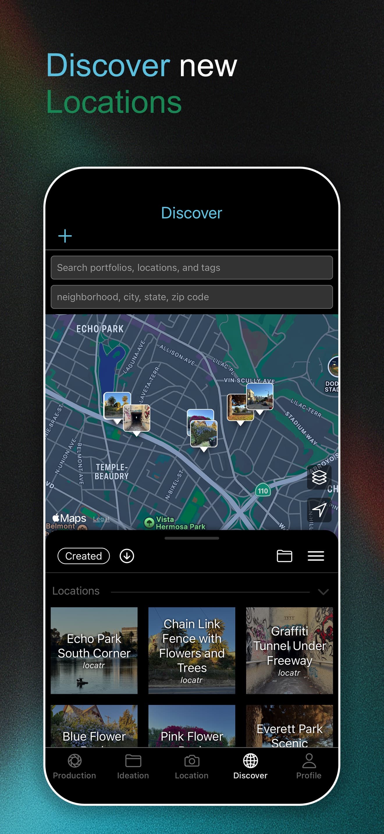 Discover new Locations